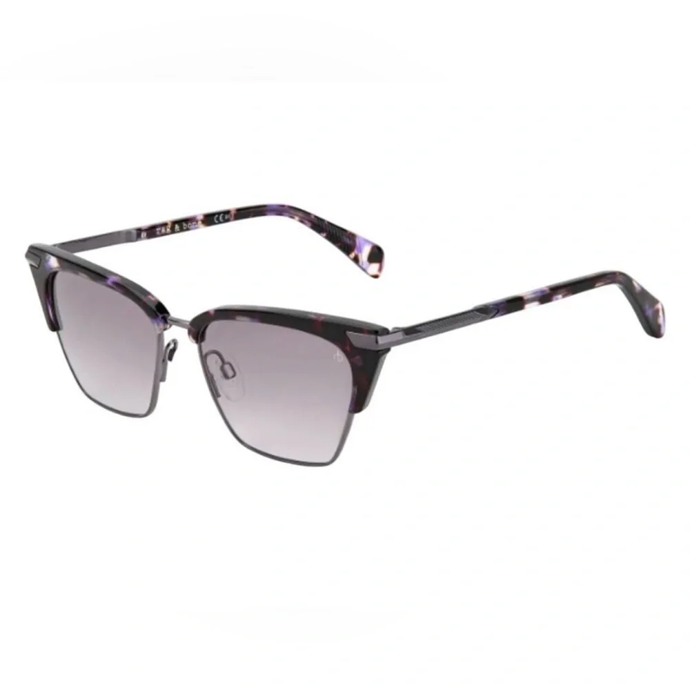 rag & bone Purple Cat-Eye Sunglasses